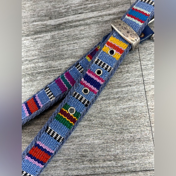 VTG Elite Accessories USA Made 1522 Native Southwest Aztec Womens Belt Fabric - Picture 6 of 16